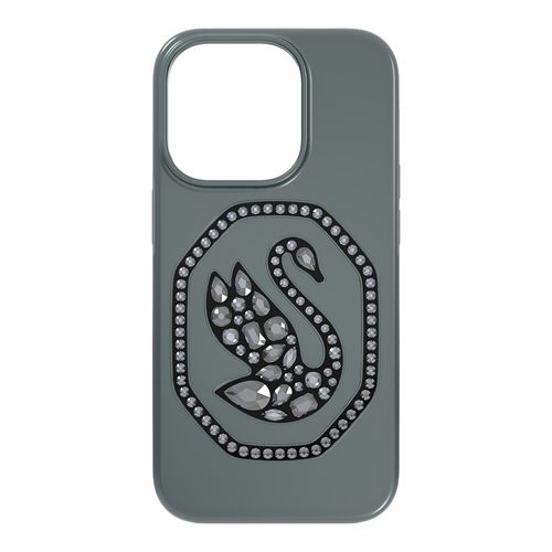 Funda para smartphone, Cisne, iPhone® 14 Pro, Negro