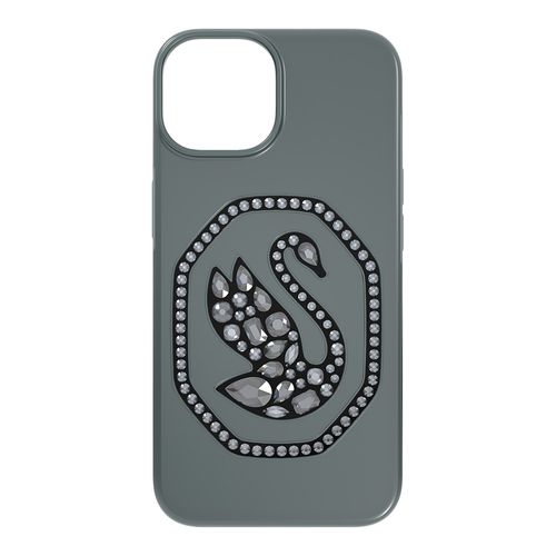 Funda para smartphone, Cisne, iPhone® 14, Negro