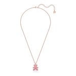 Colgante-Teddy-Oso-Rosa-Baño-tono-oro-rosa