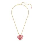 Colgante-y-broche-Florere-Pave-Flor-Rosas-Baño-tono-oro