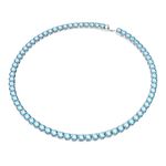 Collar-Matrix-Tennis-Talla-redonda-Medio-Azul-Baño-de-rodio