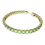 Pulsera-Matrix-Tennis-Talla-redonda-Mediana-Verde-Baño-tono-oro