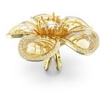 Anillo-de-coctel-Florere-Flor-Amarillo-Baño-tono-oro