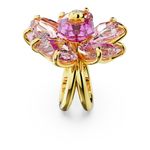 Anillo-de-coctel-Florere-Flor-Rosa-Baño-tono-oro