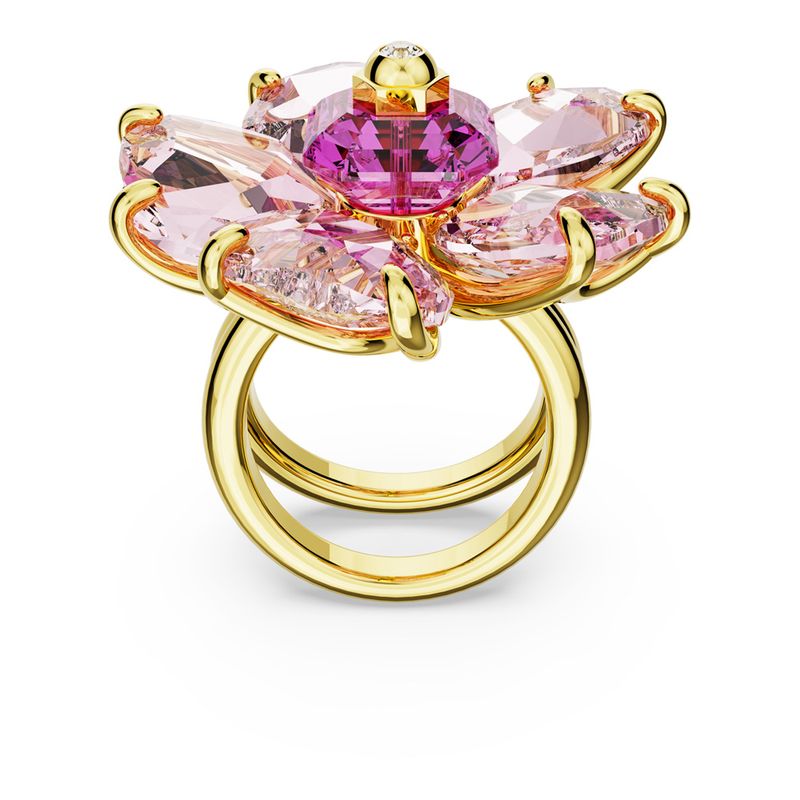 Anillo-de-coctel-Florere-Flor-Rosa-Baño-tono-oro