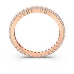 Anillo-Vittore-Talla-redonda-Blanco-Baño-tono-oro-rosa