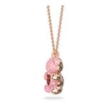 Colgante-Teddy-Oso-Rosa-Baño-tono-oro-rosa