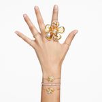 Anillo-de-coctel-Florere-Flor-Amarillo-Baño-tono-oro