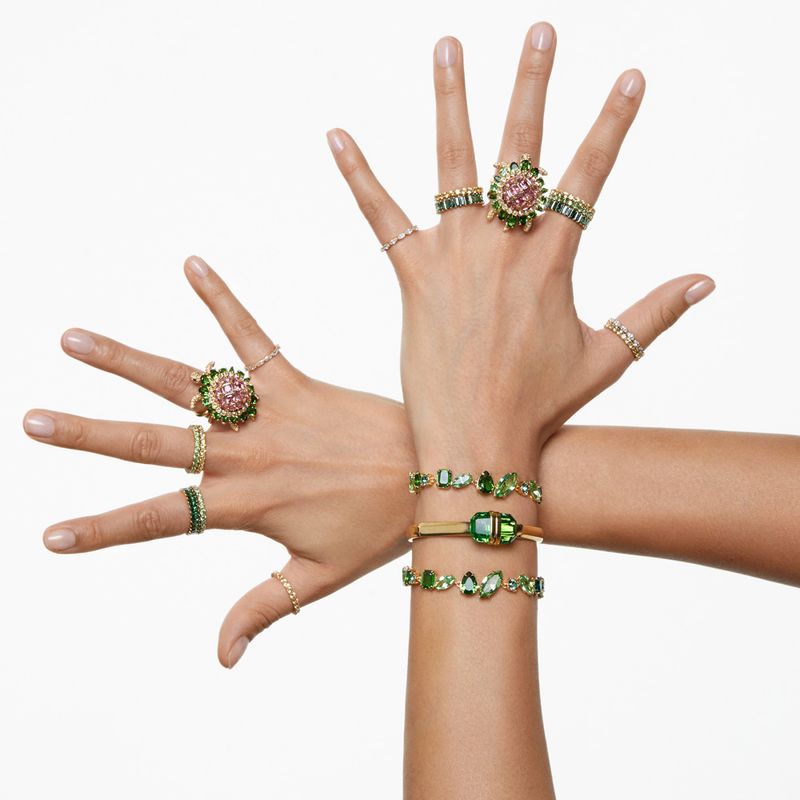 Anillo-Matrix-Talla-redonda-Verde-Baño-tono-oro