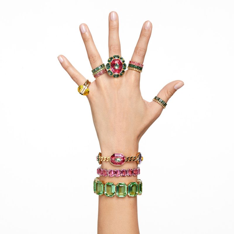Anillo-Matrix-Talla-baguette-Verde-Baño-tono-oro