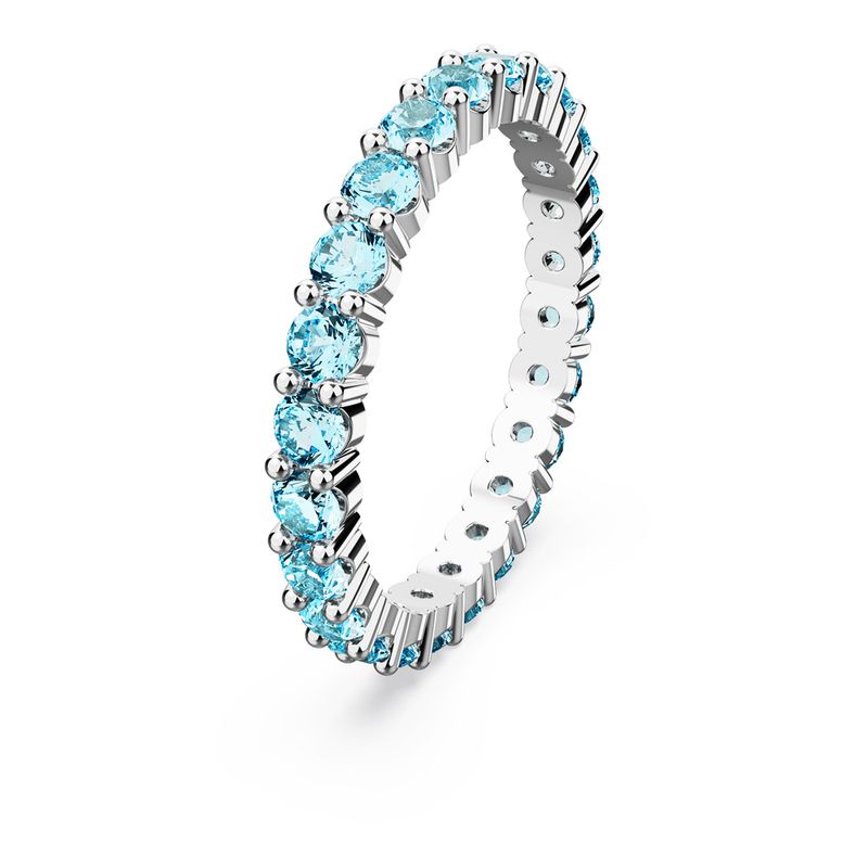 Anillo-Matrix-Talla-redonda-Azules-Baño-de-rodio