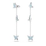 Pendientes-Lilia-Mariposa-Azules-Baño-de-rodio