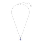 Colgante-Birthstone-Talla-cuadrada-Septiembre-Azul-Baño-de-rodio