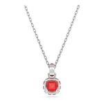 Colgante-Birthstone-Talla-cuadrada-Julio-Rojo-Baño-de-rodio