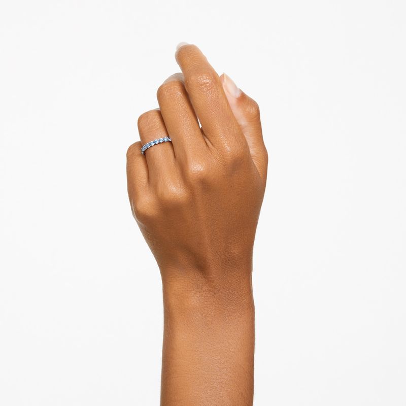 Anillo-Matrix-Talla-redonda-Azules-Baño-de-rodio
