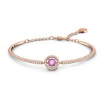 Brazalete-Swarovski-Sparkling--dance-Morado-Baño-tono-oro-rosa