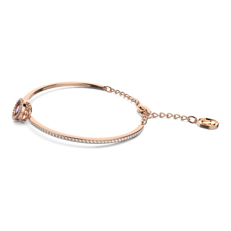 Brazalete-Swarovski-Sparkling--dance-Morado-Baño-tono-oro-rosa