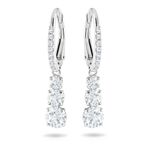 Aretes-Attract-Trilogy-Round-blanco-baño-de-rodio