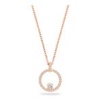 Colgante-Creativity-Circle-blanco-baño-de-oro-rosa