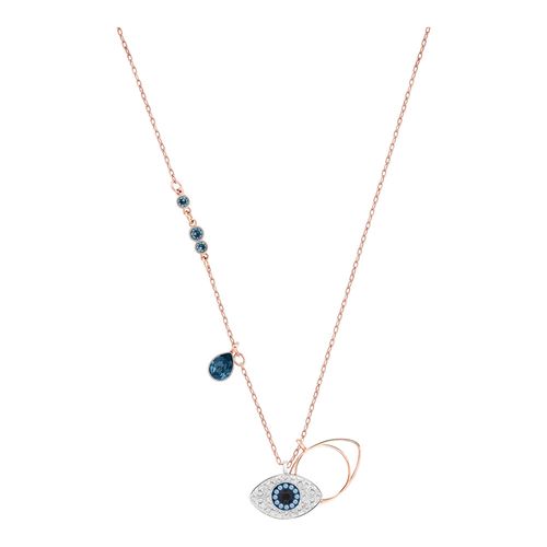 Colgante Duo Evil Eye, azul, mezcla de baños