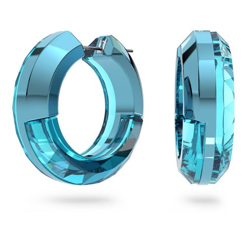 Aretes de argolla Lucent, Azules