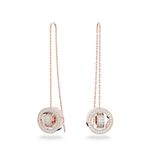 Aretes-Hollow-Largos-Baño-tono-oro-rosa