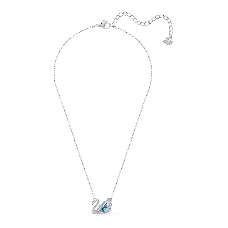 Collar-Dancing-Swan-azul-baño-de-rodio