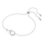 Pulsera-Swarovski-Infinity-Heart-blanco-baño-de-rodio