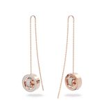 Aretes-Hollow-Largos-Baño-tono-oro-rosa