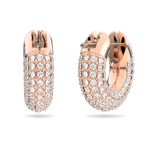 Aretes-de-aro-Dextera-Pave-Blancos-Baño-tono-oro-rosa
