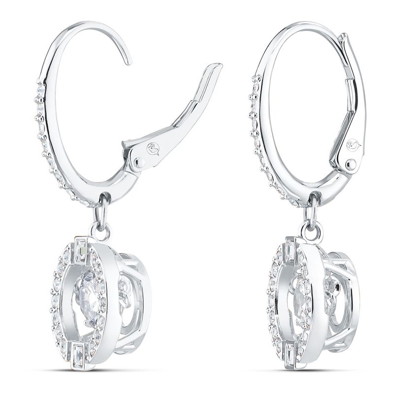 Aretes-Swarovski-Sparkling-Dance-blanco-baño-de-rodio