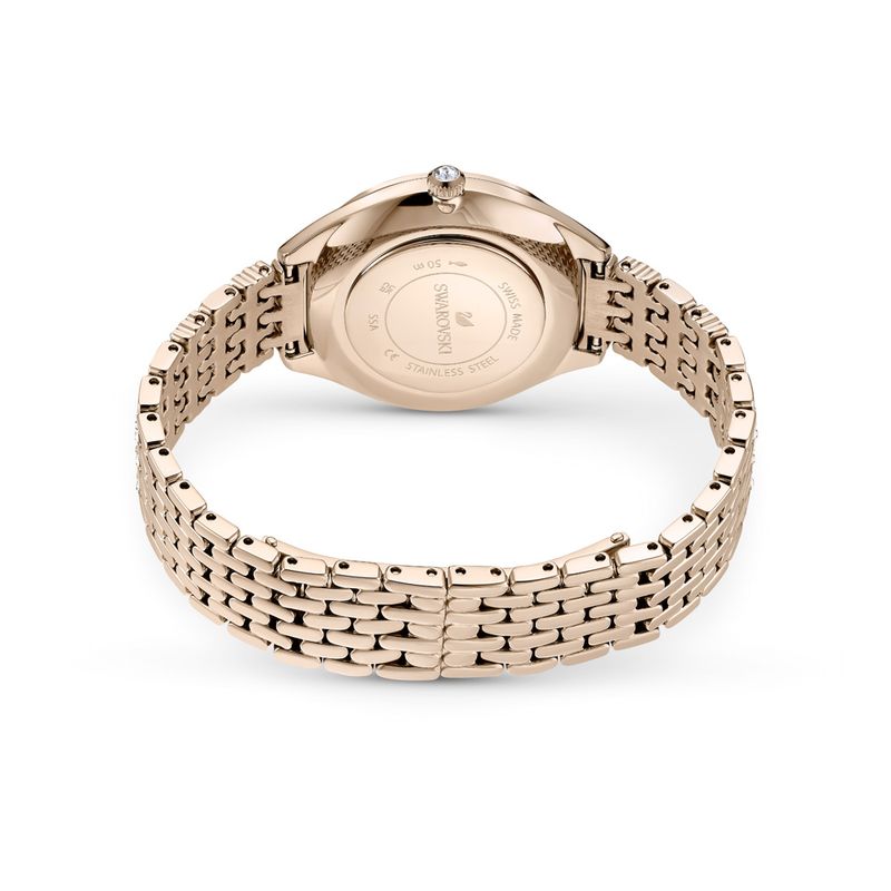 Reloj-Attract-Brazalete-de-metal-Blanco-PVD-tono-oro