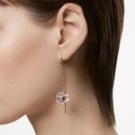 Aretes-Hollow-Largos-Baño-tono-oro-rosa