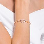 Brazalete-Swarovski-Infinity-Heart-blanco-combinacion-de-acabados-metalicos