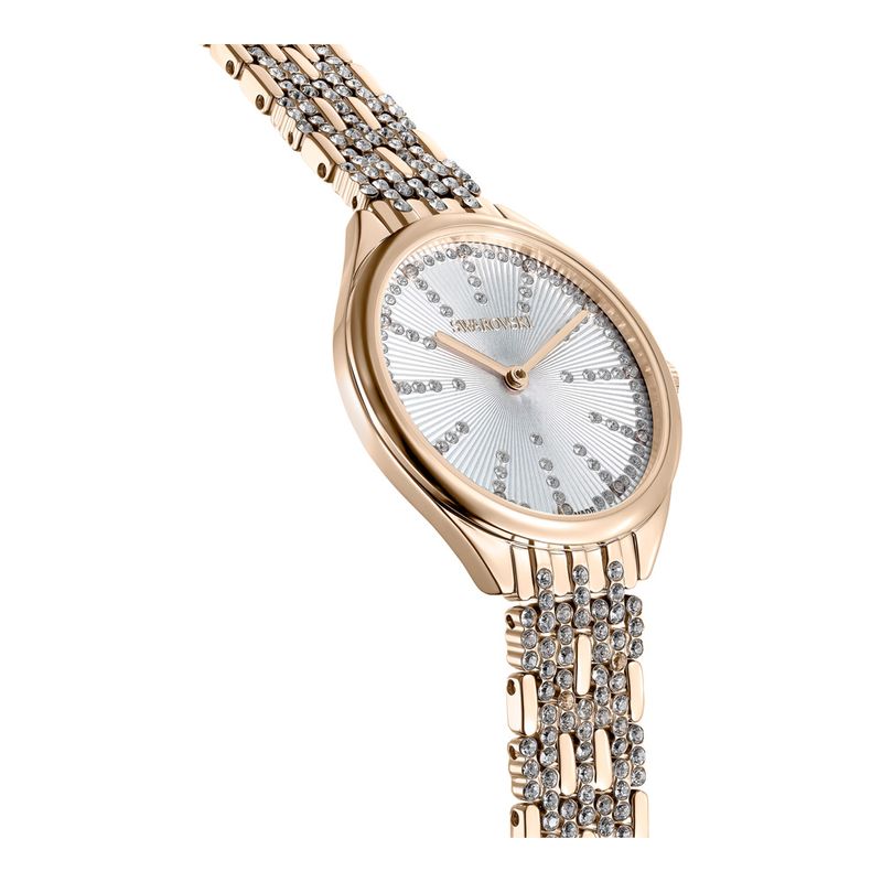 Reloj-Attract-Brazalete-de-metal-Blanco-PVD-tono-oro