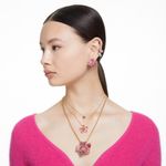 Aretes-de-aro-Dextera-Pave-Blancos-Baño-tono-oro-rosa