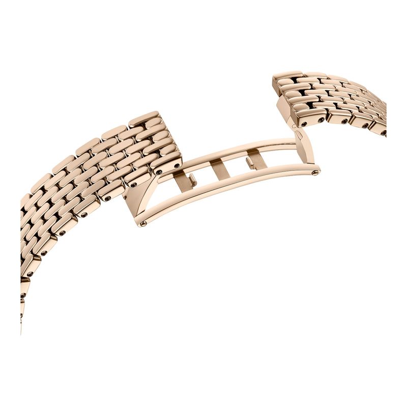 Reloj-Attract-Brazalete-de-metal-Blanco-PVD-tono-oro