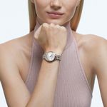 Reloj-Attract-Brazalete-de-metal-Blanco-PVD-tono-oro