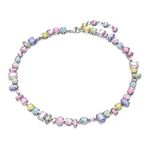 Collar-Gema-Tallas-mixtas-Multicolor-Baño-de-rodio