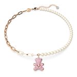 Colgante-Teddy-Oso-Rosa-Baño-tono-oro-rosa