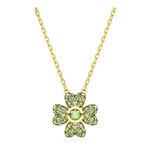 Colgante-Idyllia-Trebol-Verde-Baño-tono-oro