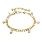 Pulsera-y-tobillera-Dextera-Tallas-mixtas-Blancas-Baño-tono-oro