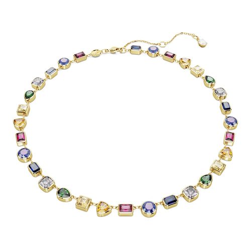 Collar Stilla, Tallas mixtas, Multicolor, Baño tono oro