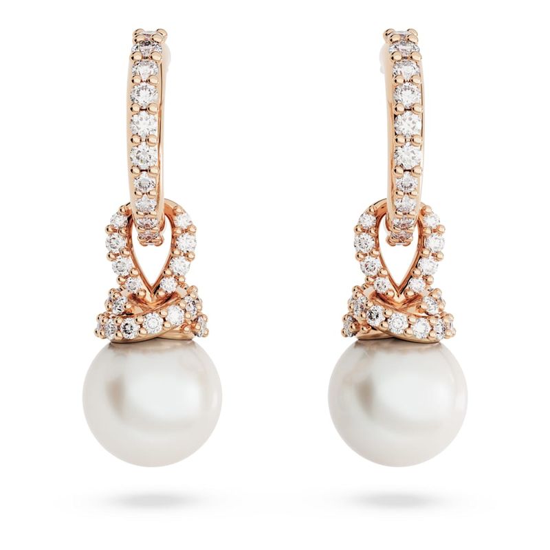 Pendientes-Originally-Blancos-Baño-tono-oro-rosa