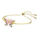 Pulsera-Idyllia-Mariposa-Multicolor-Baño-tono-oro
