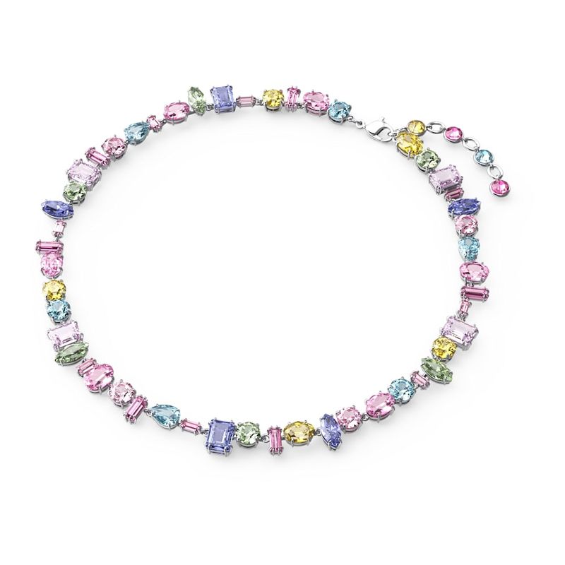 Collar-Gema-Tallas-mixtas-Multicolor-Baño-de-rodio