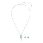 Conjunto-Swarovski-Iconic-Swan-Cisne-Azul-Baño-de-rodio