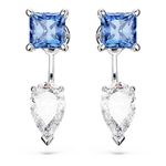 Pendientes-ear-jacket-Mesmera-Tallas-mixtas-Desmontable-Azules-Baño-de-rodio