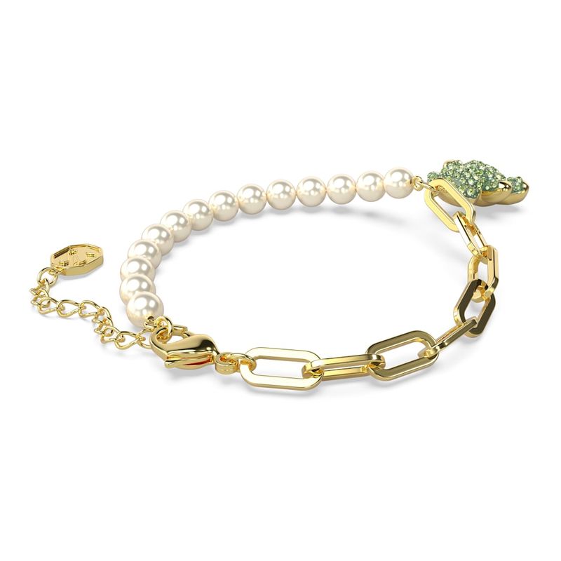 Pulsera-Teddy-Oso-Verde-Baño-tono-oro