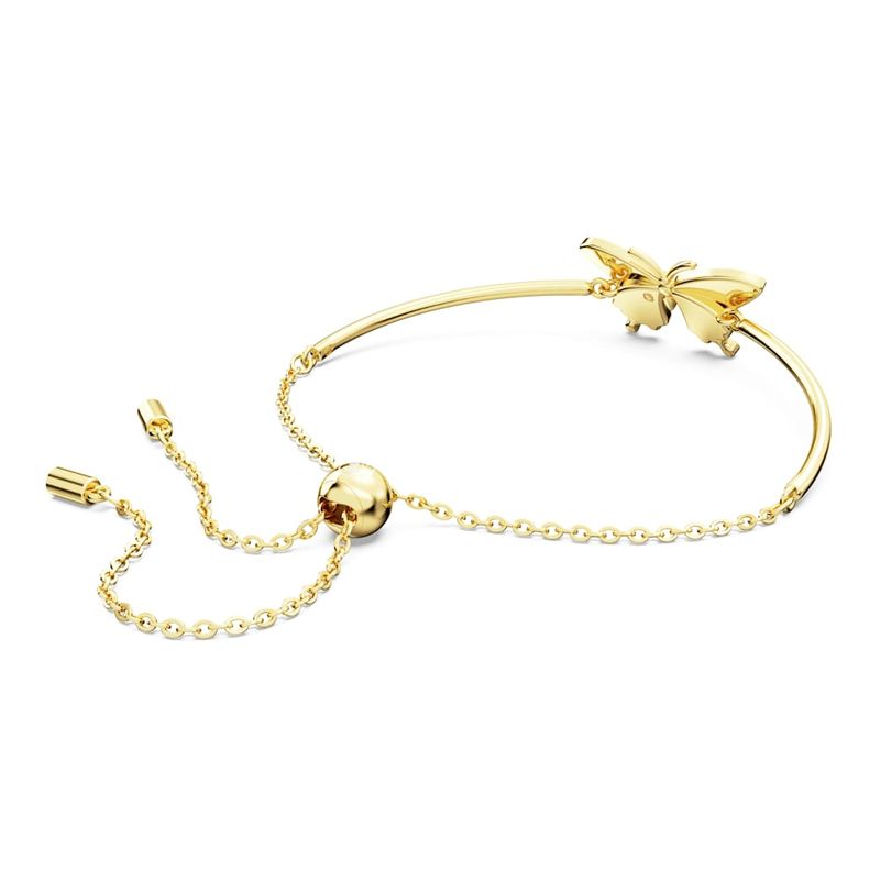 Pulsera-Idyllia-Mariposa-Multicolor-Baño-tono-oro